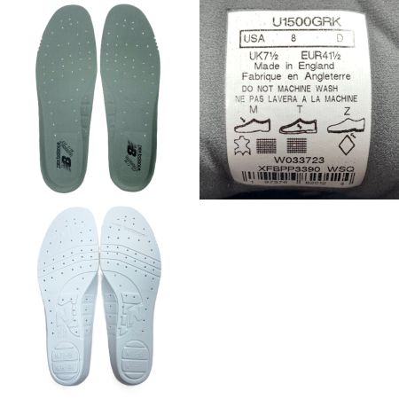  NEW BALANCE ニュー・バランス スニーカー U1500GRK グレー×ネイビー メンズ  SIZE 26.0cm