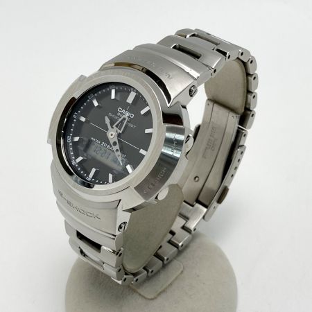  CASIO カシオ G-SHOCK フルメタル アナデジ AWM-500D-1AJF 電波ソーラー メンズ 腕時計 箱・取説有