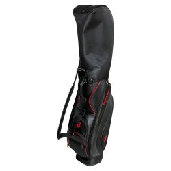 ☆☆ Bridgestone ブリヂストン キャディバッグ CBG422 ブラック×レッド 9型 5分割 軽量ベーシックモデル Bランク