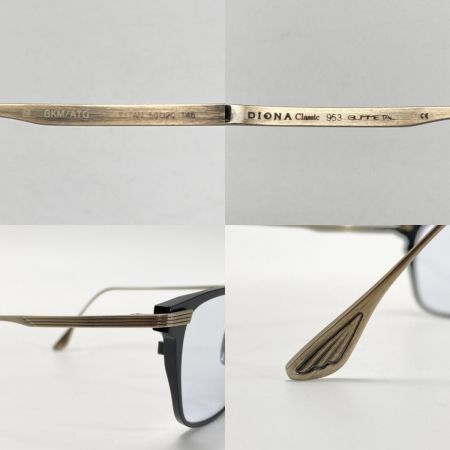  DIGNA CLASSIC 953 アイウェア 50□20-146 BKM/ATG チタン サングラス 箱・ケース有