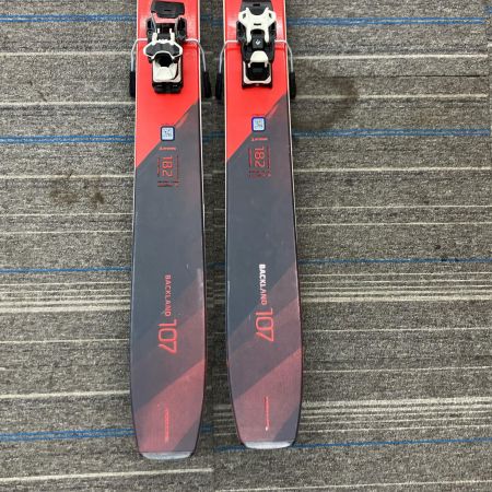 ATOMIC アトミック スキー ATOMIC BACKLAND 107 182cm レッド×ブラック  テックビンディング：DIAMIR VIPEC 12 レッド×ブラック
