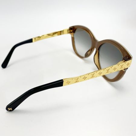  LOUIS VUITTON ルイヴィトン サングラス モノグラム メタルフレーム Z1857E ノワール×ゴールド 箱 袋有