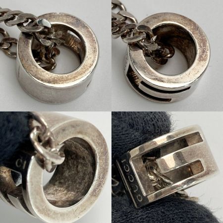  GUUCI カットアウトG ネックレス  シルバー SV925