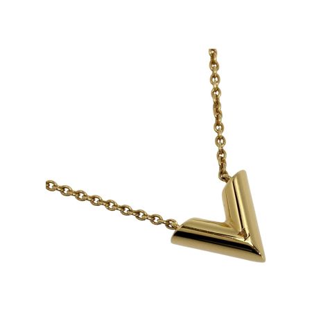  LOUIS VUITTON ルイヴィトン エセンシャルV ネックレス M00857 ゴールド GP 箱・布袋有