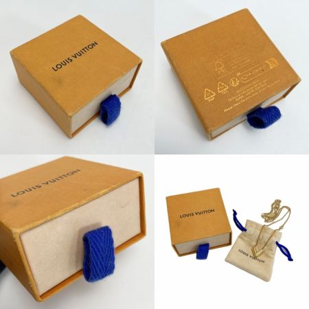  LOUIS VUITTON ルイヴィトン エセンシャルV ネックレス M00857 ゴールド GP 箱・布袋有