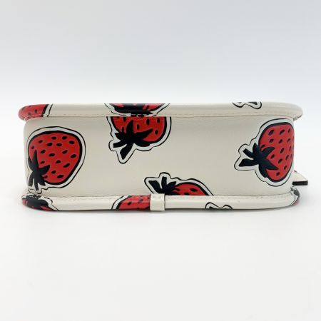  COACH コーチ スウィンガー バッグ 苺 Strawberry CT881 アイボリー ストラップ付 レザー レディース