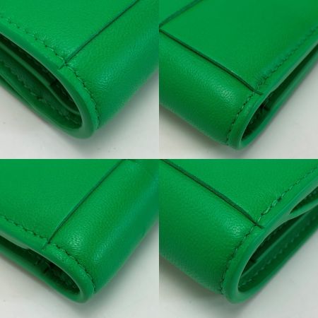  BOTTEGA VENETA ボッテガヴェネタ 財布  マキシイントレチャート スモールカセットコンパクトウォレット パキラートグリーン