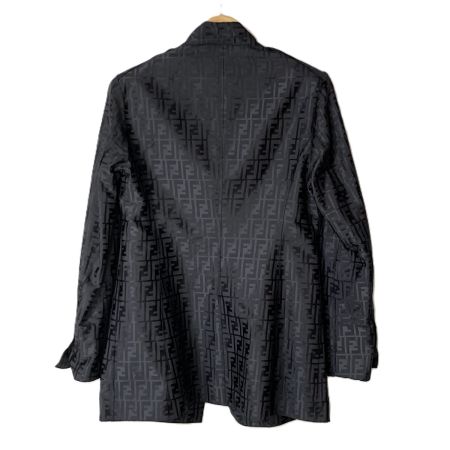  FENDI フェンディ ジャケット ズッカ柄 F093/068 ブラック SIZE 44 レディース