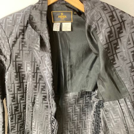  FENDI フェンディ ジャケット ズッカ柄 F093/068 ブラック SIZE 44 レディース