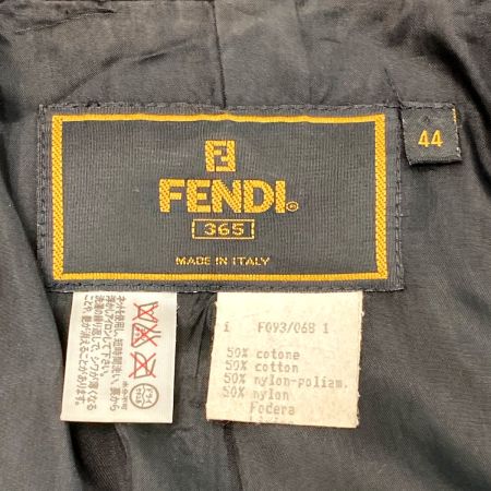  FENDI フェンディ ジャケット ズッカ柄 F093/068 ブラック SIZE 44 レディース