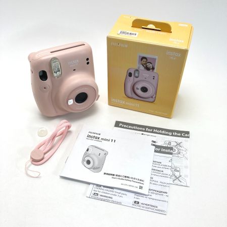  FUJIFILM フジフィルム instax mini11 チェキ 箱付き インスタントカメラ MINI 11 BP PH JP ピンク