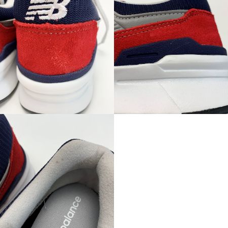  NEW BALANCE ニュー・バランス ローカットスニーカー CM997HBJ レッド SIZE 26cm メンズ