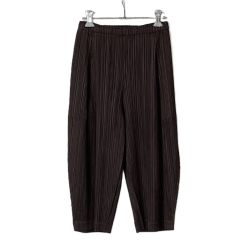 ☆☆ ISSEY MIYAKE イッセイミヤケ PLEATS PLEASE プリーツパンツ PP11-JF423 ブラウン サイズ 2 レディース Bランク