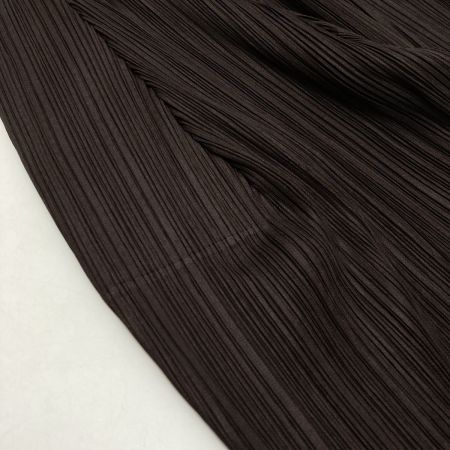  ISSEY MIYAKE イッセイミヤケ PLEATS PLEASE プリーツパンツ PP11-JF423 ブラウン サイズ 2 レディース