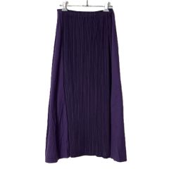  ISSEY MIYAKE イッセイミヤケ PLEATS PLEASE プリーツスカート PP43-JG695 パープル サイズ 2 レディース Bランク