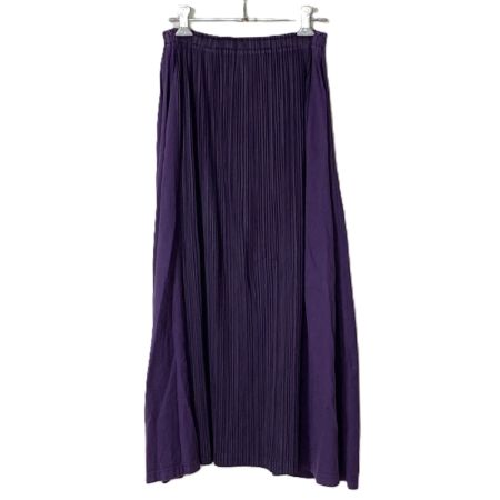  ISSEY MIYAKE イッセイミヤケ PLEATS PLEASE プリーツスカート PP43-JG695 パープル サイズ 2 レディース