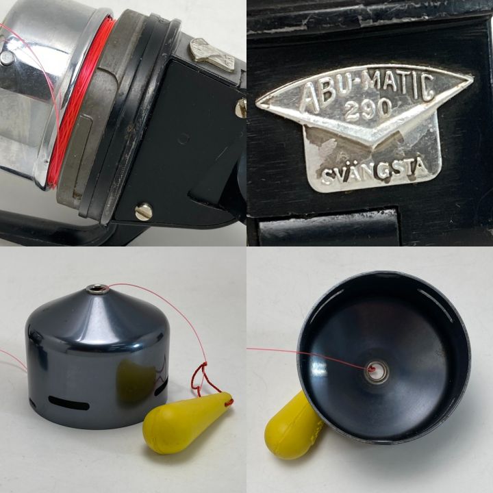 ABU-MATIC 290 スピンキャストリール スウェーデン製、動作未確認 ABU アブマチック 290 スピンキャストリール オールドリール - 中古