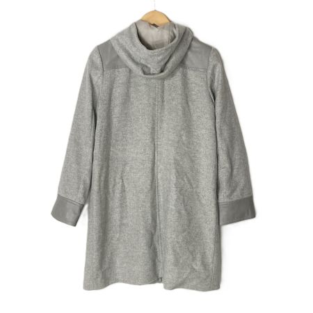  balmain バルマン コート ウールコート 1779B ライトグレー サイズ 11号 レディース