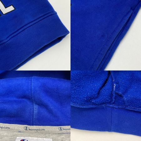  SUPREME x Champion コラボ プルオーバー パーカー Champion オレンジ×ブルー サイズ M メンズ