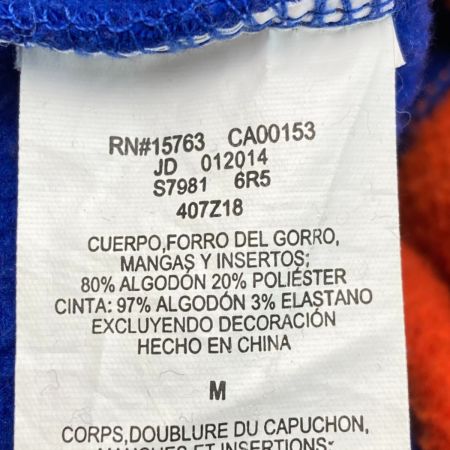  SUPREME x Champion コラボ プルオーバー パーカー Champion オレンジ×ブルー サイズ M メンズ