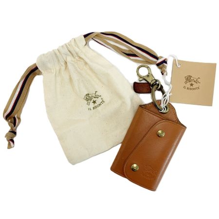  IL BISONTE イルビゾンテ スマートキーケース 34-04150 ブラウン レザー 袋有