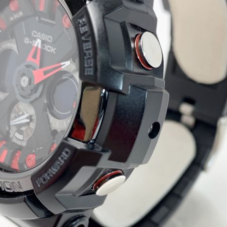  CASIO カシオ G-SHOCK クロノグラフ GA-200SH-1AJF ブラック×レッド クォーツ ラバー