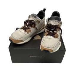 ☆☆ FLOWERMOUNTAIN シューズ FM02004 ベージュ SIZE 26.5cm メンズ 箱付き Bランク