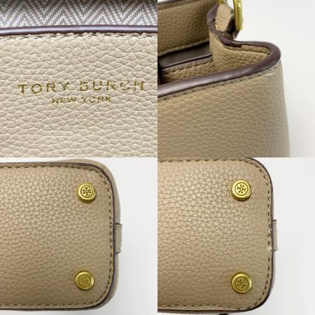  TORY BURCH トリーバーチ 2WAYバッグ グレージュ ストラップ付