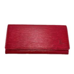LOUIS VUITTON ルイヴィトン エピ ポルト エン 3 カルト クレディ M65357 レッド 札入れ Cランク