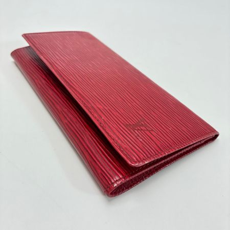 LOUIS VUITTON ルイヴィトン エピ ポルト エン 3 カルト クレディ M65357 レッド 札入れ