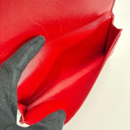 LOUIS VUITTON ルイヴィトン エピ ポルト エン 3 カルト クレディ M65357 レッド 札入れ