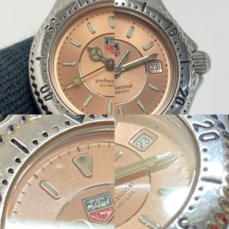  TAG HEUER タグホイヤー セル デイト WG131D ピンク クォーツ レディース 腕時計