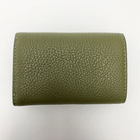  COACH コーチ 3つ折り財布 Cロゴ ミニ トライフォールド CM437 カーキ レディース