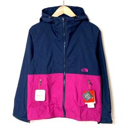 ☆☆ THE NORTH FACE ザノースフェイス コンパクトジャケット パーカー NPW71530 ネイビー×パープル SIZE M レディース Sランク