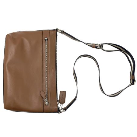  COACH コーチ ショルダーバッグ F54796 ブラウン メンズ レザー