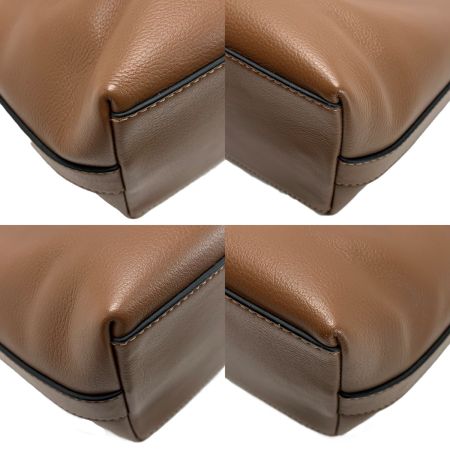  COACH コーチ ショルダーバッグ F54796 ブラウン メンズ レザー