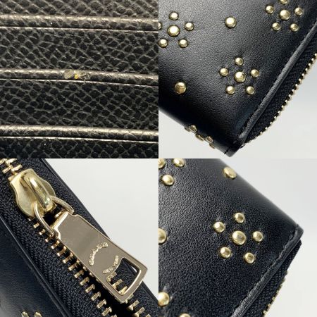  COACH コーチ ラウンドファスナー財布 F53638 ブラック