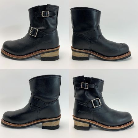  AVIREX アビレックス エンジニアブーツ ブラック レザー SIZE 25cm 