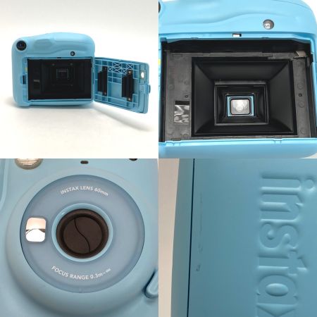  FUJIFILM フジフィルム instax mini11 チェキ 箱付き インスタントカメラ スカイブルー
