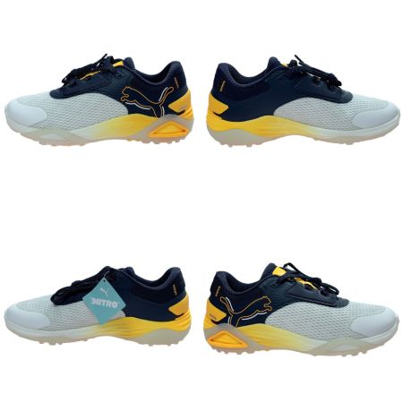  PUMA プーマ ゴルフシューズ  ホワイト シャドウキャット ニトロ スパイクレス シューズ 85602163 SIZE 26.5cm 箱有