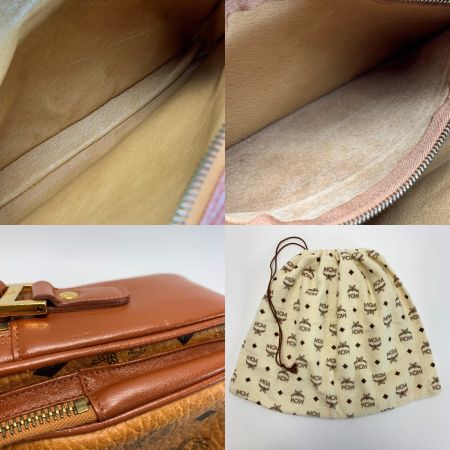  MCM エムシーエム  ショルダーバッグ ヴィセトス  レザー ブラウン レディース