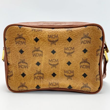  MCM エムシーエム  ショルダーバッグ ヴィセトス  レザー ブラウン レディース