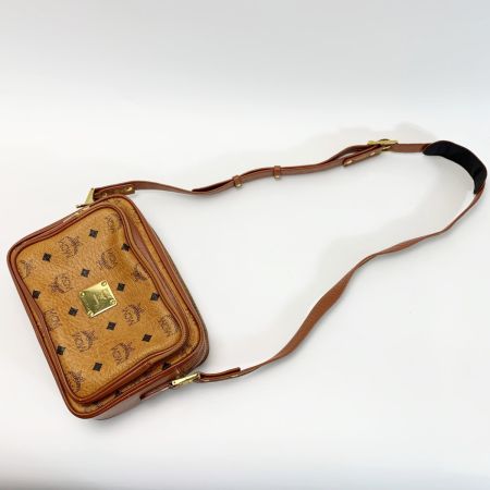  MCM エムシーエム  ショルダーバッグ ヴィセトス  レザー ブラウン レディース