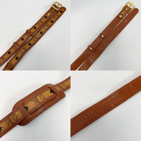  MCM エムシーエム  ショルダーバッグ ヴィセトス  レザー ブラウン レディース