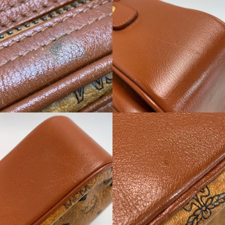  MCM エムシーエム  ショルダーバッグ ヴィセトス  レザー ブラウン レディース