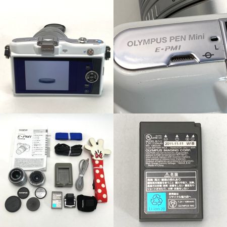  OLYMPUS オリンパス PEN mini E-PM1 ツインレンズキット ミラーレス一眼カメラ