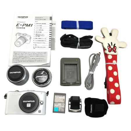  OLYMPUS オリンパス PEN mini E-PM1 ツインレンズキット ミラーレス一眼カメラ
