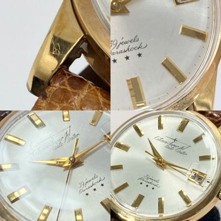  CITIZEN シチズン スーパージェット オートデーター 39石 AD51507084 シルバー 自動巻き メンズ 腕時計 SUPER JET