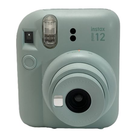  FUJIFILM フジフィルム インスタントカメラ チェキ instax mini 12 B833131 ミントグリーン ケース付き
