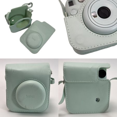  FUJIFILM フジフィルム インスタントカメラ チェキ instax mini 12 B833131 ミントグリーン ケース付き